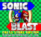 Sonic Blast screenshot 3 for Sega Game Gear